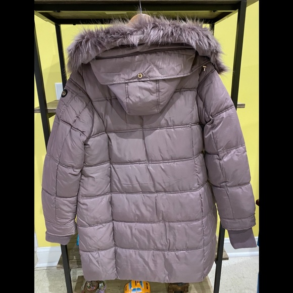 JESSICA SIMPSON / Mauve / puffer coat - Picture 9 of 10